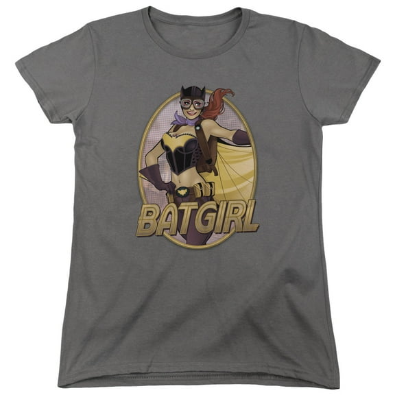 Jla - Batgirl Bombshell - Women's Short Sleeve Shirt - Large