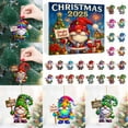 thumbnail image 3 of 2025 Cute Cartoon 2D Flat Printed Pendant Advent Calendar Set Festive Holiday Countdown for Christmas Celebration, 3 of 6
