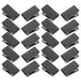 thumbnail image 1 of 20 clips adhesivos autoadhesivos para pared, ideales para fotos y pósteres. Pinza adhesiva negra para colgar cuadros y archivos de oficina. Fácil de usar., 1 of 8