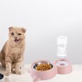 thumbnail image 4 of Alimentador de mascotas con tazones de tazones, Doble gato Perros Alimentos Cuenco de agua, Cuenco de alimentación para mascotas Platos de aliment Colco Cuencos de bebida para gatos, 4 of 7