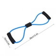 thumbnail image 2 of Higoodz Resistance Stretch Rubber Band Training Rope Tube Workout Fitness Exercise for Gym, Resistance Band, Stretch Band, 2 of 8
