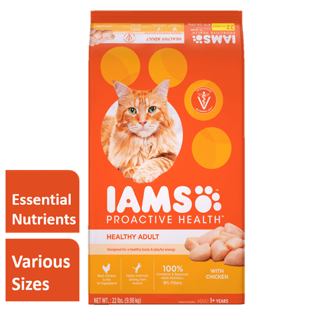 Iams Proactive Health Healthy Adult with Chicken Dry Cat Food, 22 lb