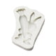 thumbnail image 2 of Utensilios de cocina de silicona con forma de conejito de Pascua para hornear galletas y decoraciones de fondant., 2 of 4