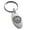 Silver, variant on Stainless Steel Alchemy Magic Rune Engraved Small Oval Charm Keychain Keyring