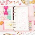 thumbnail image 3 of Unique Bargains Adhesive Cute Multi-Purpose Decorations Mixed Color Stickers Pink, 3 of 6