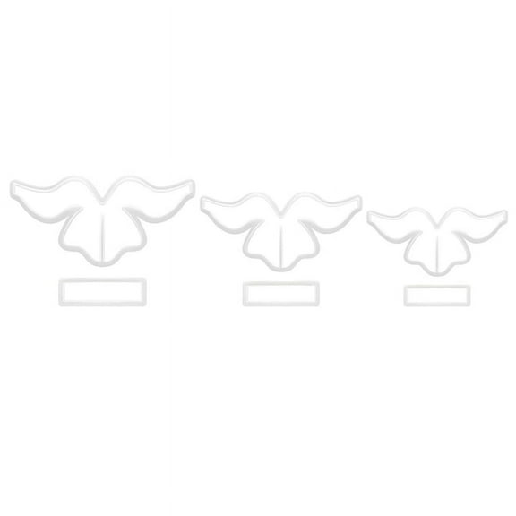 3Set Bow Polymer Clay Cutters,Bowknot Clay Earring Cutters DIY Earrings Necklace Soft Pottery Earring Making Kit