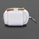 thumbnail image 2 of Bolsa de poliéster para pelotas de golf, riñonera pequeña y duradera, suministros deportivos (blanco), 2 of 5