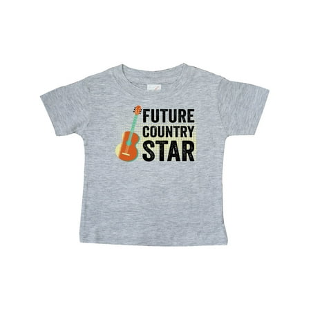 

Inktastic Guitar Music Future Country Star Gift Baby Boy or Baby Girl T-Shirt