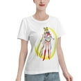 thumbnail image 2 of Women's Basic Short Sleeve T-Shirt Sailor Moon Tsuki Hare 04, 2 of 6