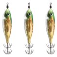 thumbnail image 2 of Horizontal Wooden Fish with Fluorescence Float, 3PCS Egi Lure Squid Jigging Shrimp Hook Octopus Fishing, 2 of 5