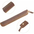thumbnail image 3 of Leather Pencil Case, Pen Case with Zip, Pen Protective Case Cover, Blue, 3 of 5