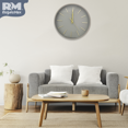 thumbnail image 3 of Reloj Análogo de Pared Minimalista gris, 3 of 5