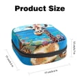 thumbnail image 2 of Sanitary Napkin Storage Bag, Funny Giraffe Wildlife Blue Ocean Beach Coastal Coral Portable Menstrual Pad Bag for Teen Girls Store Panty Liners Tampons Sanitary Pads for Women Ladies, 2 of 6