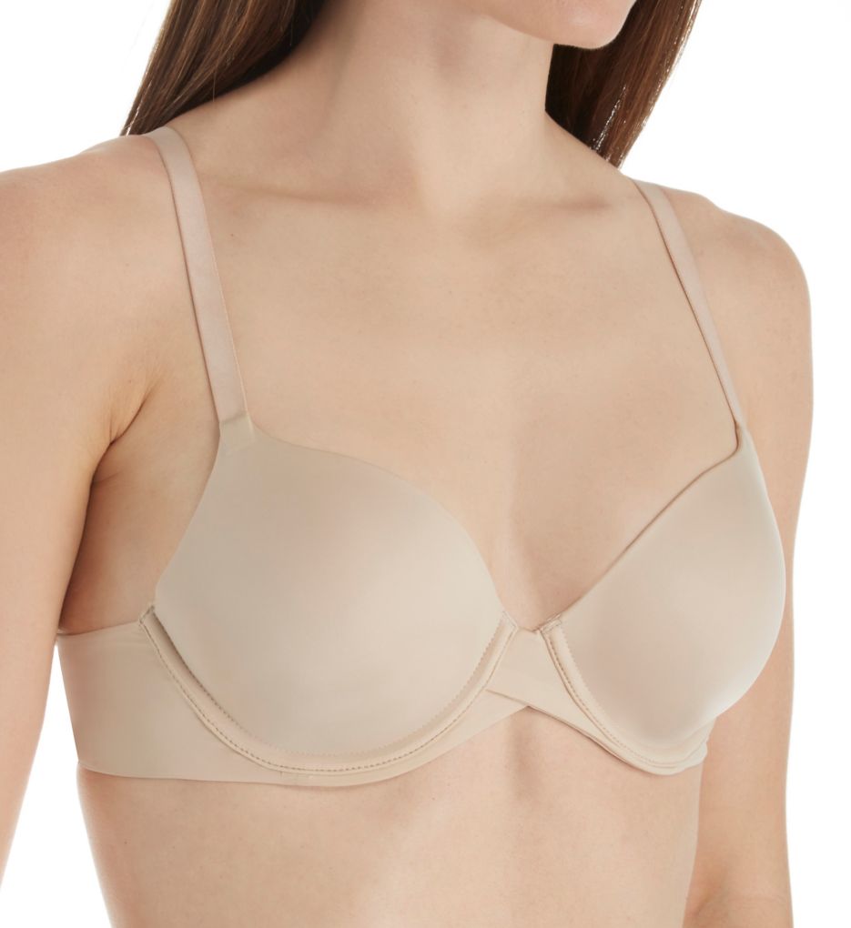 Maidenform Women's One Fab Fit T-Shirt Bra - Racerback Demi With Light Padding & Underwire