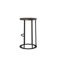 thumbnail image 3 of Amisco Davis 30 In. Bar Stool - Dark Grey / Black Metal, 3 of 9