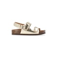 thumbnail image 2 of Wonder Nation Little and Big Girls' Double Buckle Footbed Sandals, 2 of 6