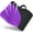 Large violet color, variant on Three Tree Gel Seat Cushion, Double Thick Breathable Honeycomb Chair Pad with Non-Slip Cover for Office Chair and Car