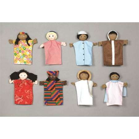 Multi-cultural Puppets in Multicolor