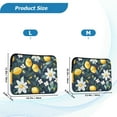 thumbnail image 4 of FORMRS 13"-13.3" Laptop Sleeve Protective Case Soft Carrying Quilted Computer Bag Cover, Lemon Flowers, 4 of 7