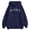 Navy, variant on Hurxie Womens Cotton Hoodies Long Sleeve Sweatshirts Cute Lightweight Fall Winter Casual hooded Pullover Tops with Pocket