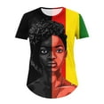 thumbnail image 4 of Moxiu Womens Plus Size Patriotic Tshirt Oversized American Flag Tshirts 2025 Summer Tops 4th of July Loose Short Sleeve Shirt Tunic Top Multicolor,L, 4 of 5