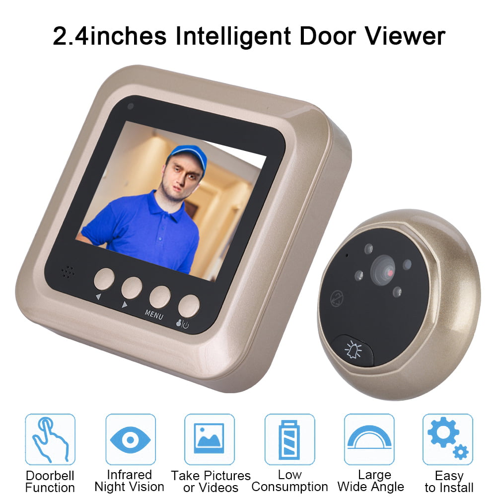 4.3" Digital Peephole Door Viewer Large Angle sonnette Vidéo Audio Caméra De 