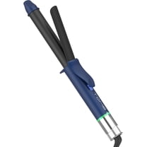 TOME 1 inch Long Barrel Curling Iron, Ceramic Hair Curling Wand Auto Shut Off LED Display,Blue