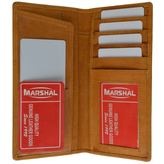 Genuine Leather New Design Credit Card Checkbook Holder Organizer 154 CF