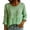 Light Green, variant on Elegant Everyday Comfort Women's Tee for Casual and Travel Wear without V-Neck Long Sleeve