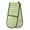 Apple Green and White Stripes, variant on Dailycode Double Sided Oven Mitt with Loop Heat Resistant Kitchen Long Potholders 7" x 35" Apple Green and White Stripes
