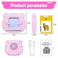 thumbnail image 6 of MAGOTAN Bear Talking Flash Cards Toddler Toys 112 Cards 224 Sides Learning Toys for 1-6 Years Old Boys Girls Kids Birthday Gift, Pink, 6 of 9