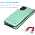 thumbnail image 5 of Tiflook Samsung Galaxy A71 5G Wallet Case PU Leather Card Holder Magnetic Closure Flip Cover Turquoise, 5 of 7