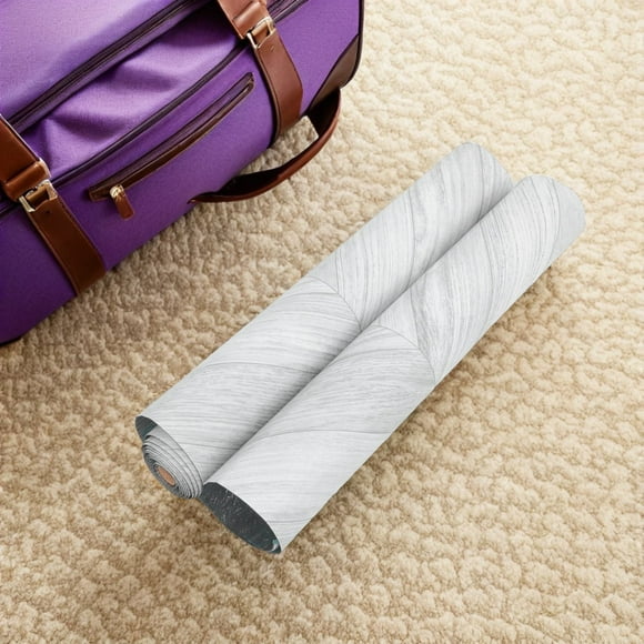 LIFKOME Peel and Stick Tile Flooring Grey PVC Self Adhesive Floor Roll with Easy Installation