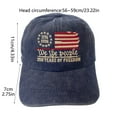 thumbnail image 2 of U.S. 250th Anniversary Hat 1776-2026, Patriotic Baseball Cap with 250 Years Freedoms Design, Funny Embroidered Caps for Men, Dad & Cycling, 2 of 6