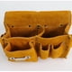 thumbnail image 5 of Guardurnaity Riñonera de cuero resistente para trabajadores de la construcción, con cinturón para delantal y forro de tela suave. Ideal para Accesorios de disfraces Estilo de doble bolsillo, 5 of 6