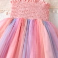 thumbnail image 5 of Gelikeya Toddler Girls Tutu Dress Sleeveless Summer Beach Wedding Party Dresses Fashion Casual Formal Z03 Red, 7-8 Years, 5 of 8