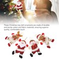 thumbnail image 3 of Adornos de árbol de Navidad 4 Uds ANGGREK tela de algodón colgante de muñeca, 3 of 8
