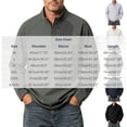 thumbnail image 3 of Quarter Zip Pullover Men 1/4 Zip Softshell Golf Jacket Fleece Lined Wind Resistant Loose Sweatshirt Zipper Pockets Spring Fall Big & Tall Size M-4XL Gray, 3 of 9