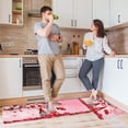 thumbnail image 5 of BJUTIR Valentine'S Day Kitchen Carpet (2 Pieces) S Kitchen Carpet Washable Cushion Comfortable Kitchen Carpet Set Holiday Decor, 5 of 6