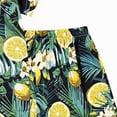 thumbnail image 7 of CAICJ98 Boys Hawaiian Outfit 2Pcs Set Summer Beach Button-Down Shirt Top + Shorts for Toddler Kids (Yellow,9-11 Years), 7 of 7