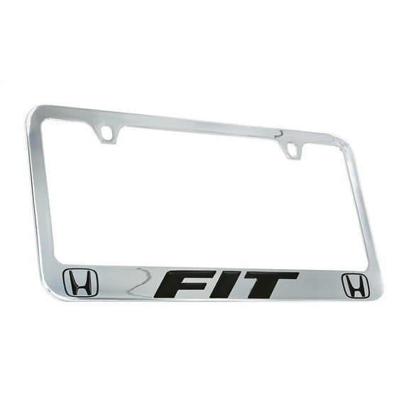 Honda Fit Chrome Plated Zinc License Plate Frame Holder