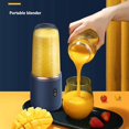 thumbnail image 4 of 6 Blade Portable Blender Fruit Blender Automatic USB Smoothie Blender Ice Crush Cup Blender Mini Electric Blender, 4 of 5