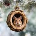 thumbnail image 6 of Dongrere Animals Christmas ornaments Hanging Acrylic Ornament with Loop - Ideal Holiday Gift for Home & Car Decorations, 6 of 9