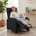 thumbnail image 2 of HOMCOM Fauteuil Inclinable à Poussée Arrière, Siège de Cinéma Maison avec Siège Rembourré, 2 of 10