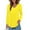 Yellow, variant on SNKSDGM Women's Plus Casual Easter Shirt Womens Short Sleeve Tops Casual Women V Neck Tunic Tops Long Sleeve Blouse Ladies T Shirt Top off The Shoulder Tops for Women Summer Extra Small