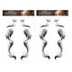 thumbnail image 1 of Pegatinas de tatuaje, tatuaje temporal para hombres, mujeres y adultos, pegatinas populares europeas y para bebés, 2 pegatinas de flequillo., 1 of 2