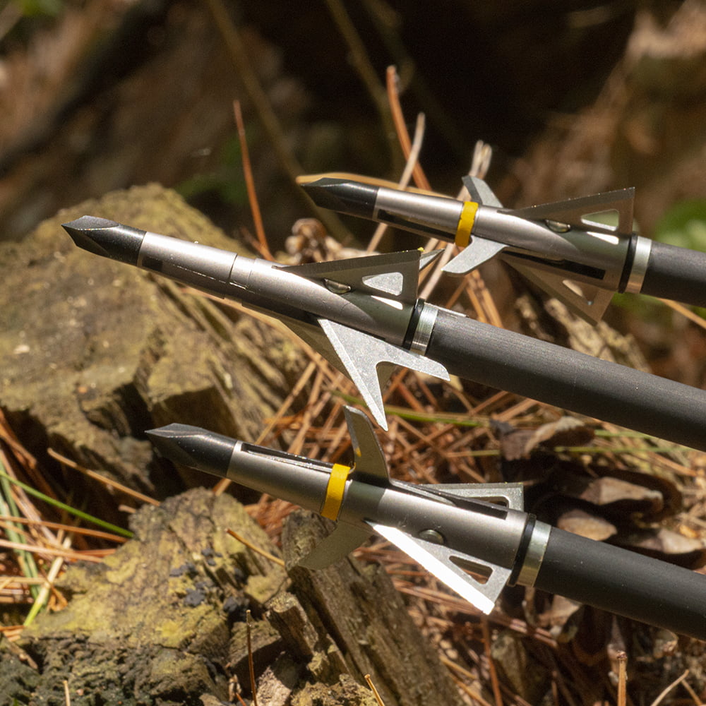 Xbow 4 Blade 100 gr 1.75 Cut  3 Broadheads Swhacker Hybrid Crossbow 