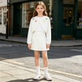 thumbnail image 5 of HIPYLO Girls Tops Size 10 Girls Thermal Top Baby Band Tees Kawaii Shirt Y2k Shirts Girls Size 10-12 Clothes Girl Clothes 3t-4t Kid Clothes, White 8-9 Years, 5 of 7