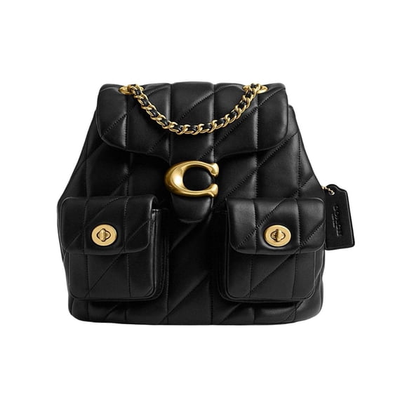 Bolso Backpack Tabby Coach Negro