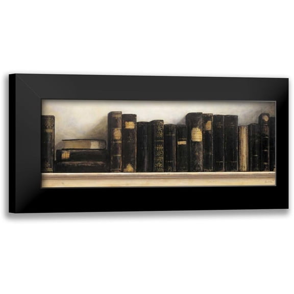 Fisk, Arnie 14x8 Black Modern Framed Museum Art Print Titled - Study In Black